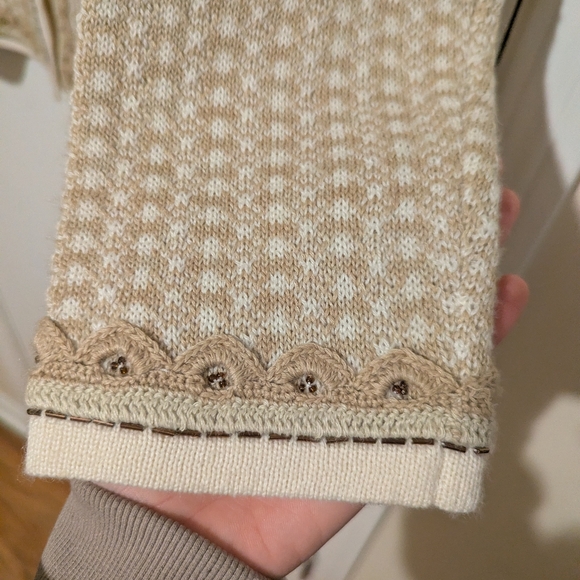 Orvis Women's Tan Cardigan Sweater - Picture 6 of 9